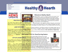 Tablet Screenshot of healthyhearth.net